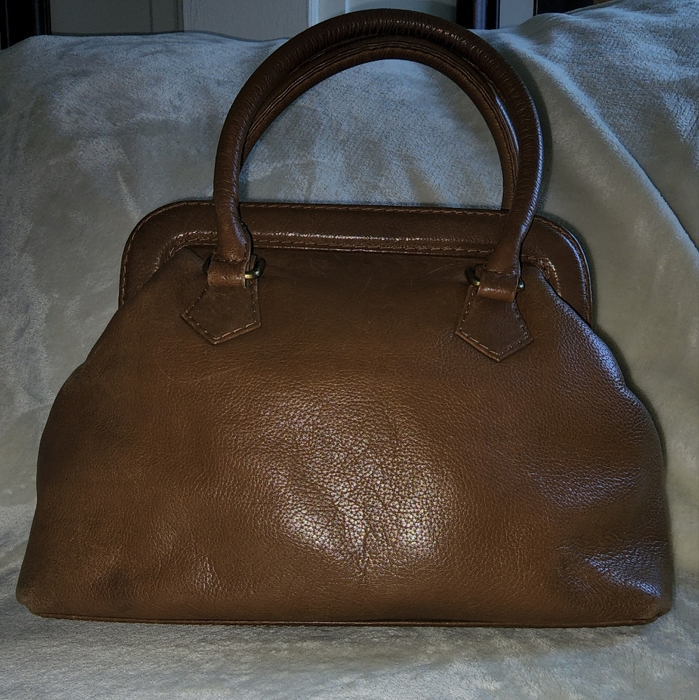 ***SOLD***Stone Mountain Brown Leather Shoulder Bag